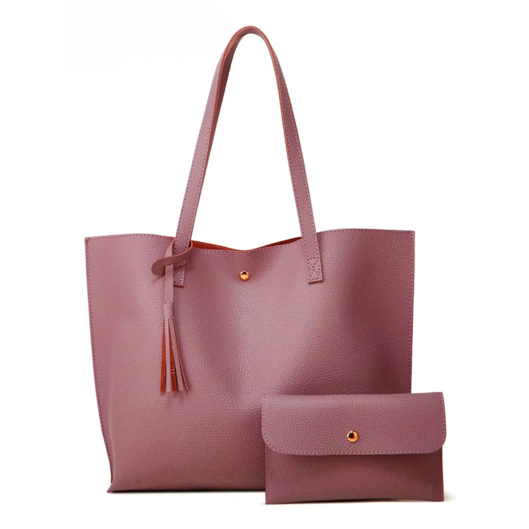 LUNARA | ELEGANT TOTE BAG WITH MATCHING WALLET