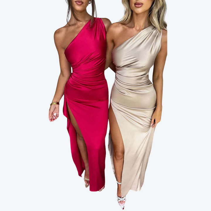 MARIT | ELEGANT ONE-SHOULDER DRESS