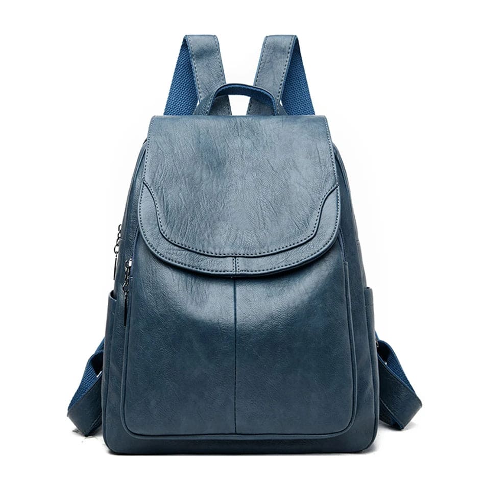 ALLENA | ANTI-THEFT BACKPACK MADE OF LEATHER