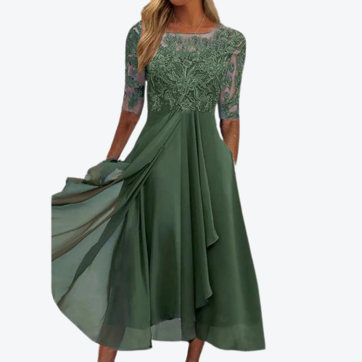 ELARA | GRACEFUL LACE DRESS