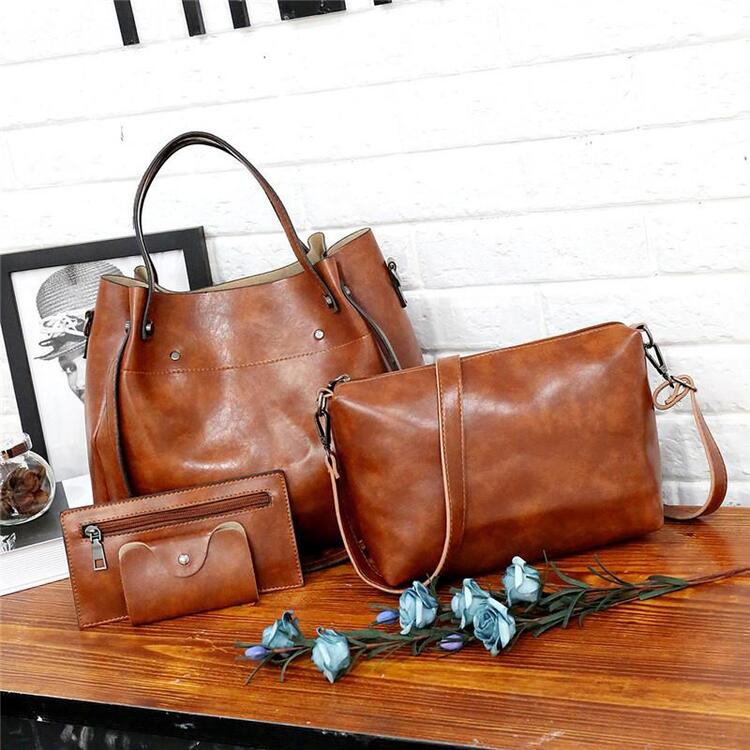 RED - VINTAGE 4-PIECE BAG SET