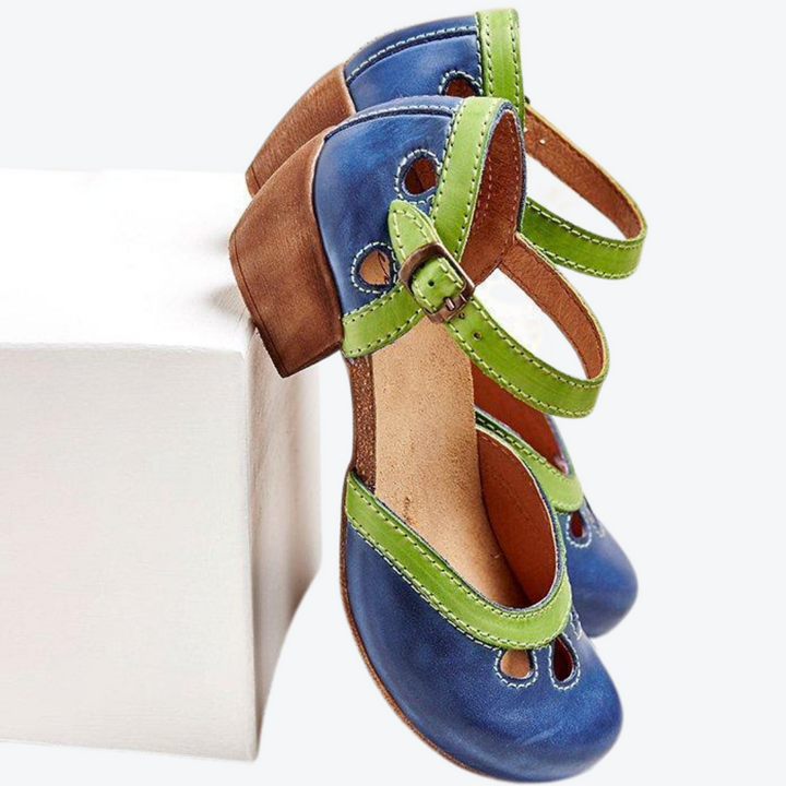 LILI | ORTHOPEDIC SANDALS WITH LOW HEEL