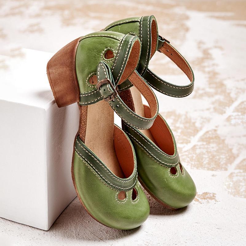 LILI | ORTHOPEDIC SANDALS WITH LOW HEEL