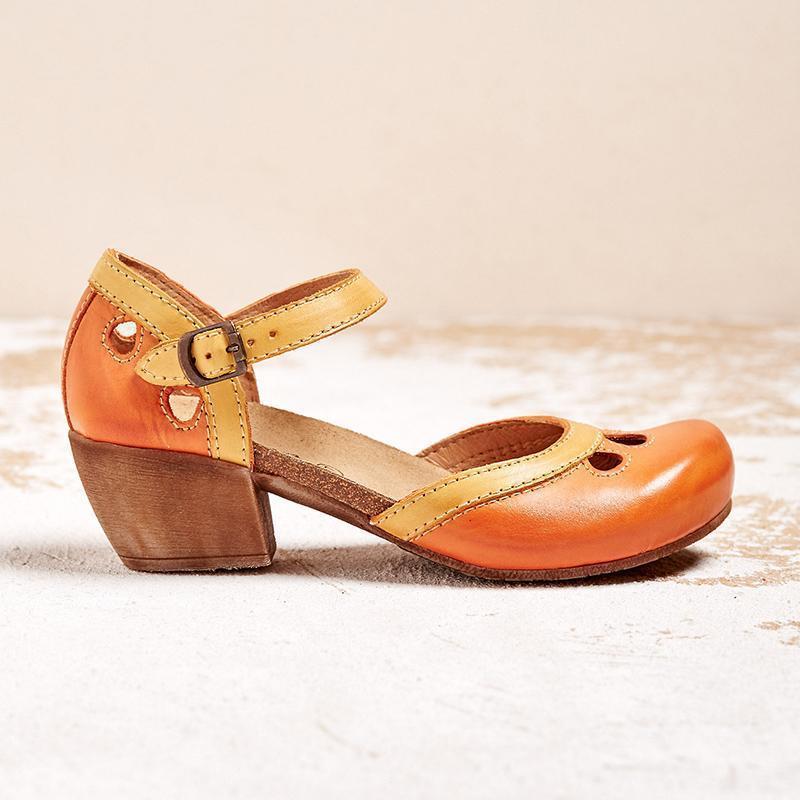 LILI | ORTHOPEDIC SANDALS WITH LOW HEEL