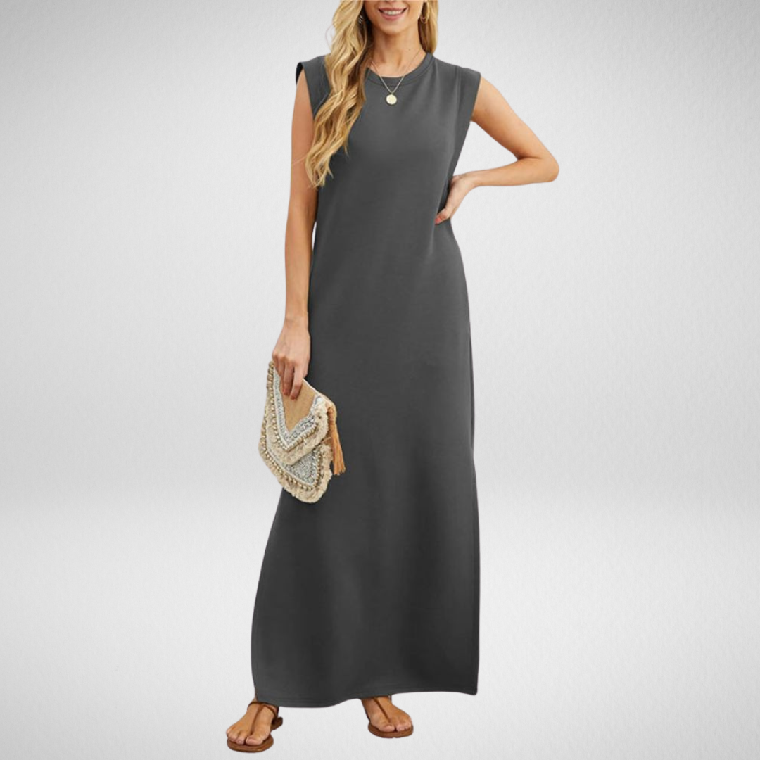 DAPHNE | SLEEVELESS MAXI DRESS