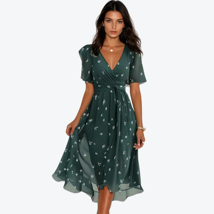 BILLIE | BREEZY ELEGANCE SHORT-SLEEVE DRESS