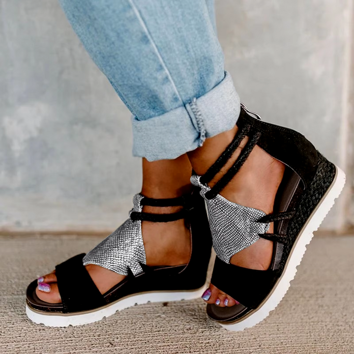 SOLEA | ORTHOPEDIC ROPE WEDGE SANDALS