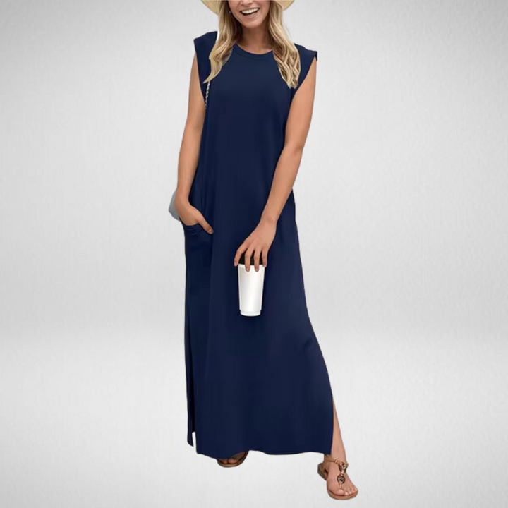 DAPHNE | SLEEVELESS MAXI DRESS