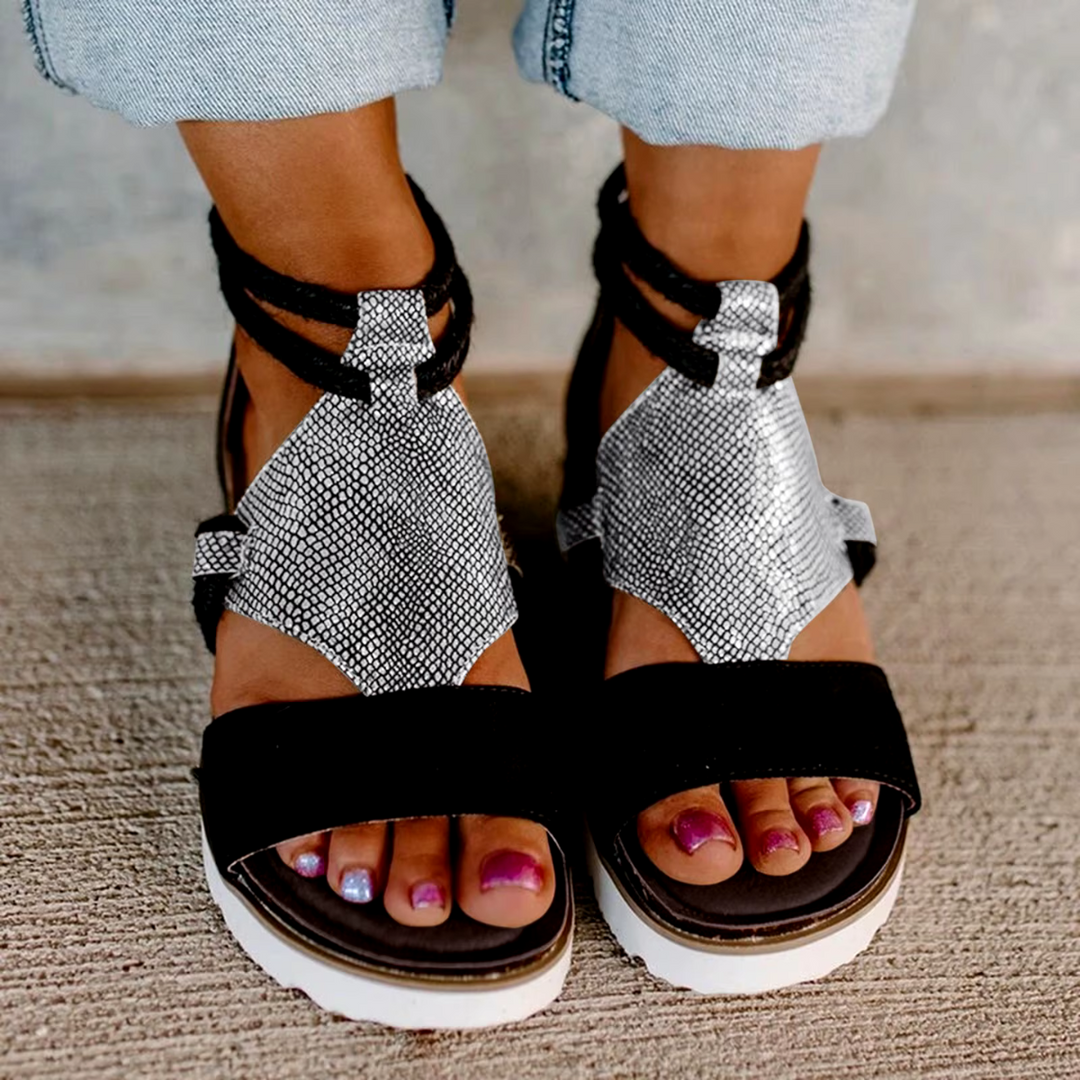 SOLEA | ORTHOPEDIC ROPE WEDGE SANDALS