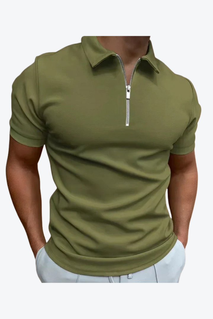 DYLAN | CASUAL ZIP POLO SHIRT