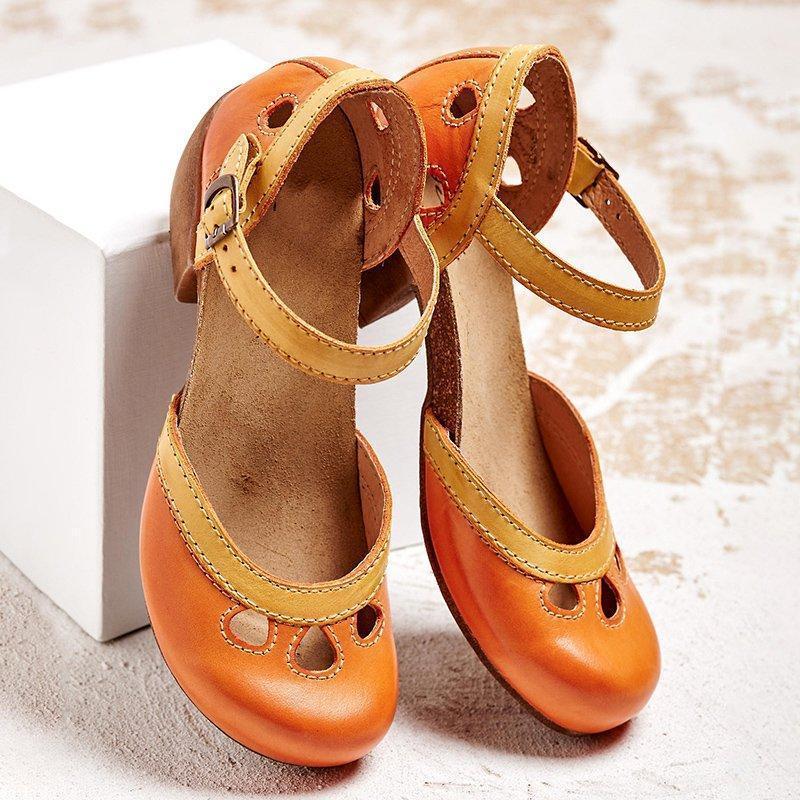 LILI | ORTHOPEDIC SANDALS WITH LOW HEEL