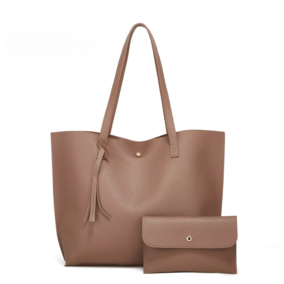 LUNARA | ELEGANT TOTE BAG WITH MATCHING WALLET