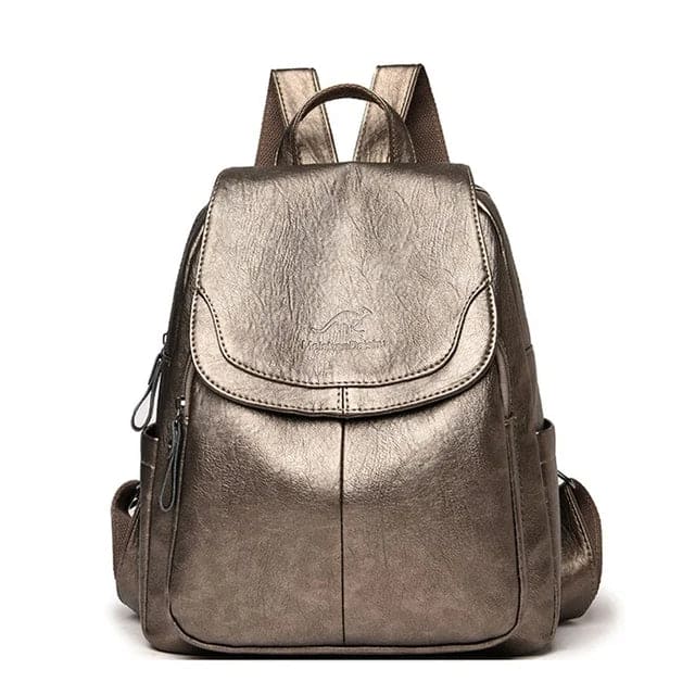 ALLENA | ANTI-THEFT BACKPACK MADE OF LEATHER