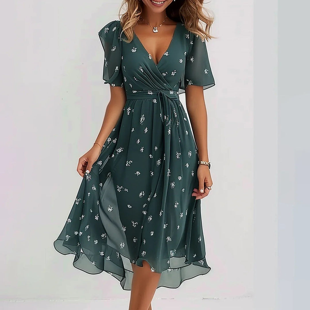 BILLIE | BREEZY ELEGANCE SHORT-SLEEVE DRESS