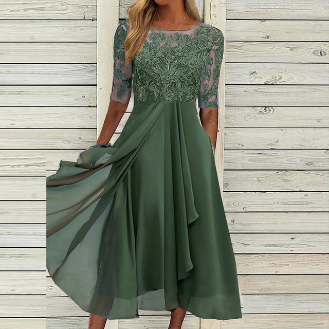 ELARA | GRACEFUL LACE DRESS