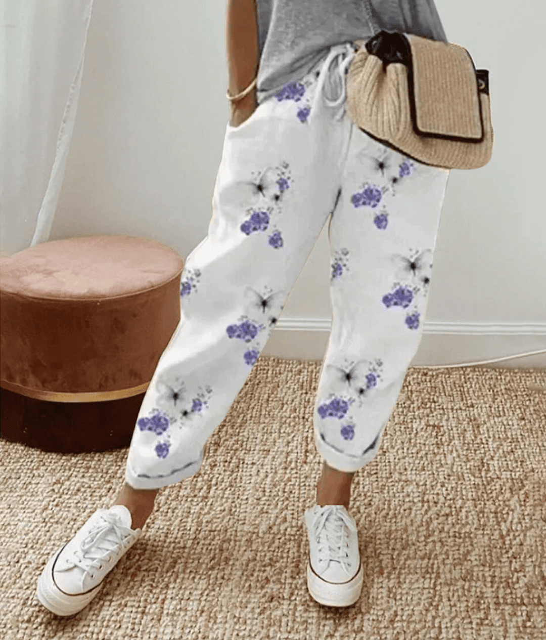 LILLY | CHIC TROUSERS IN COTTON-LINEN