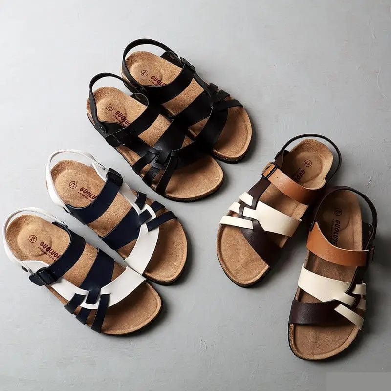 ELENA | LEATHER FLOW SUMMER SANDALS