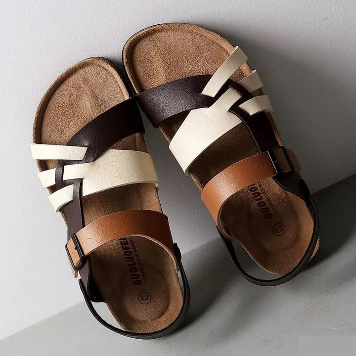 ELENA | LEATHER FLOW SUMMER SANDALS