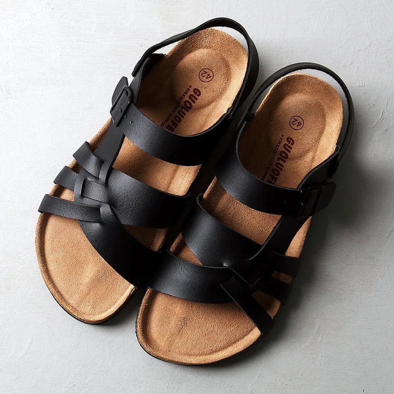 ELENA | LEATHER FLOW SUMMER SANDALS