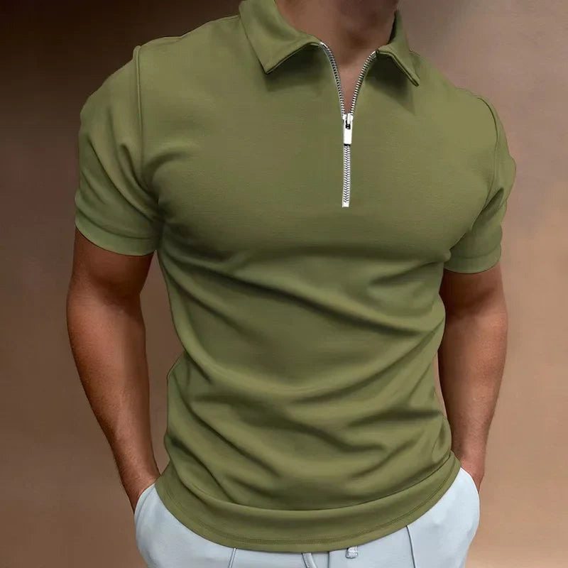 DYLAN | CASUAL ZIP POLO SHIRT