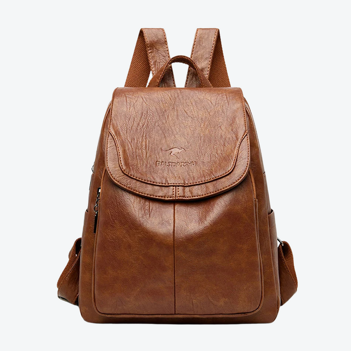 ALLENA | ANTI-THEFT BACKPACK MADE OF LEATHER