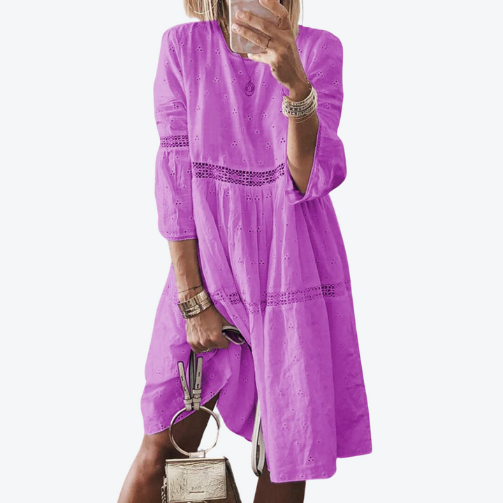 MARZIA | ELEGANT EMBROIDERED DRESS