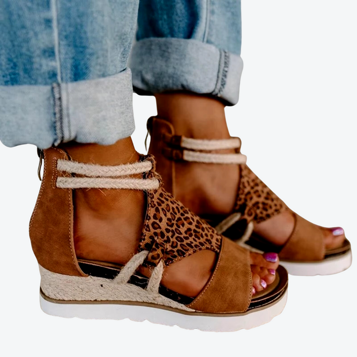 SOLEA | ORTHOPEDIC ROPE WEDGE SANDALS