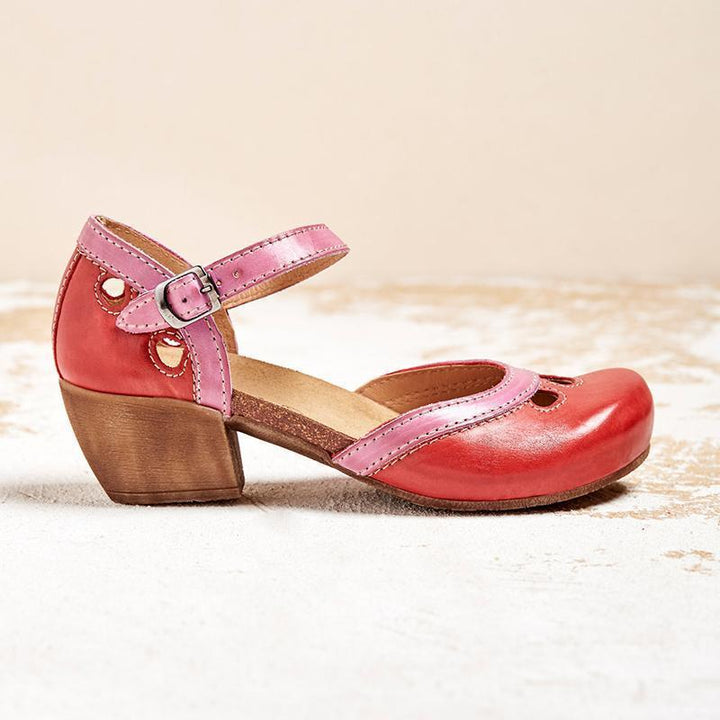 LILI | ORTHOPEDIC SANDALS WITH LOW HEEL