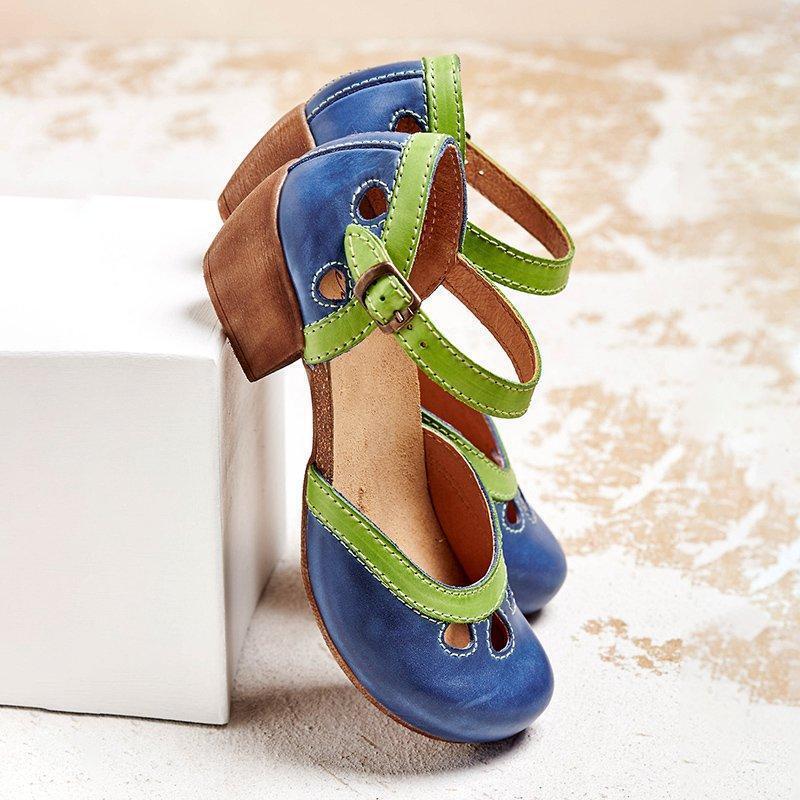 LILI | ORTHOPEDIC SANDALS WITH LOW HEEL