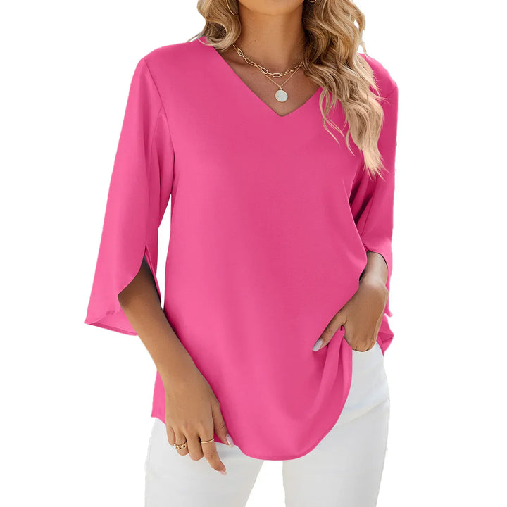 SARA | V-NECK BLOUSE